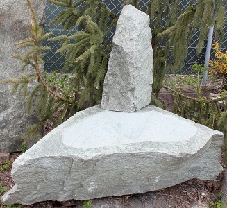 Stein-Brunnen Garten Brunnen Granit Steinmetz Lustenau Dornbirn Bregenz Feldkirch Bludenz Vorarlberg Stein Steine Wasserspiel