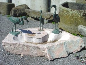 Brunnen Stein Naturstein Gartenbrunnen Steinmetz sterreich Vorarlberg